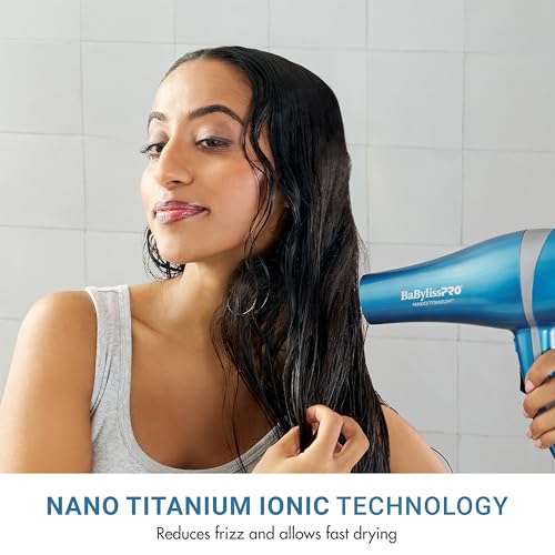2000-Watt Nano Titanium Dryer for Effortless, Healthy-Looking Drying
