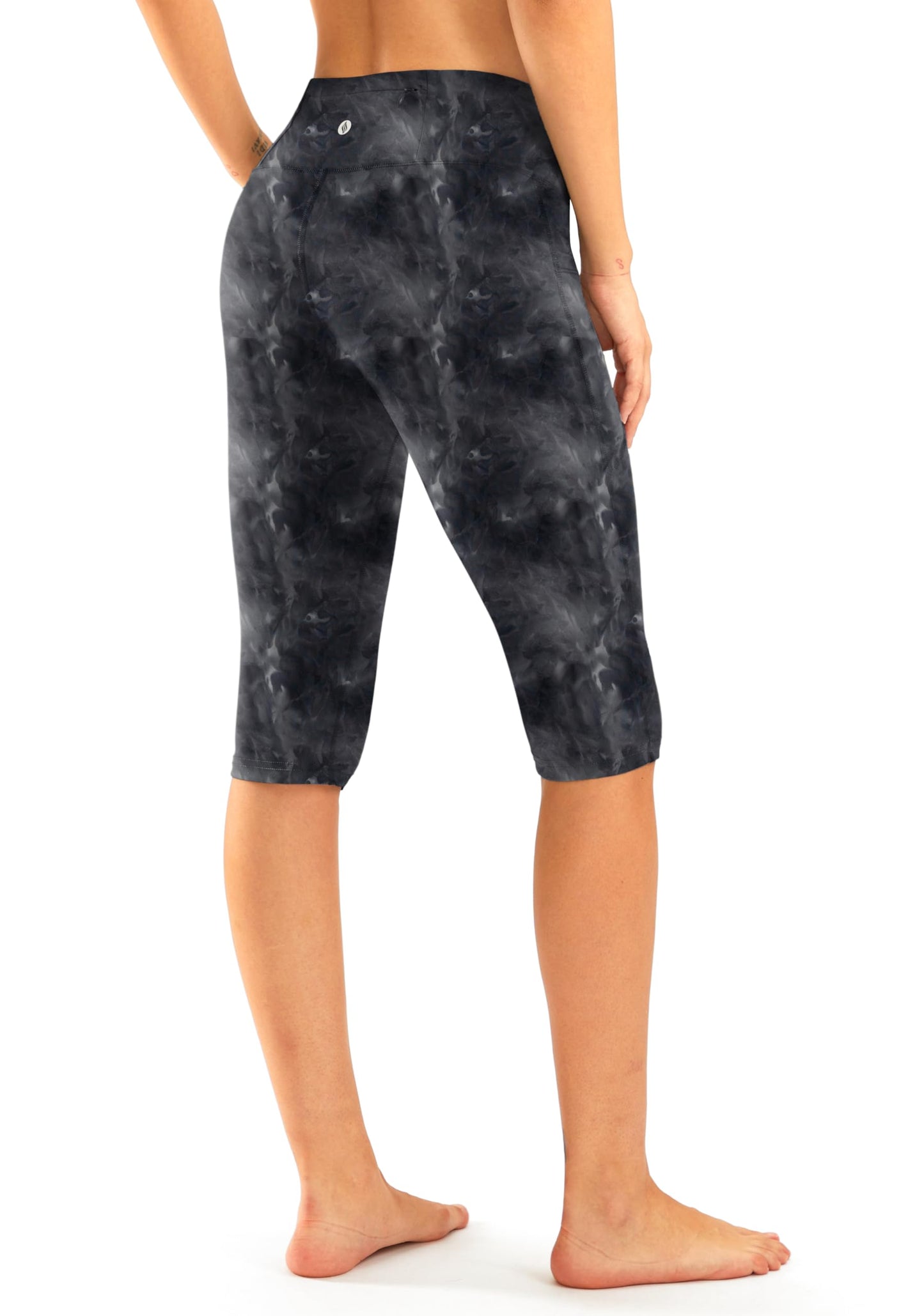 Santiny Knee-Length Capri Leggings