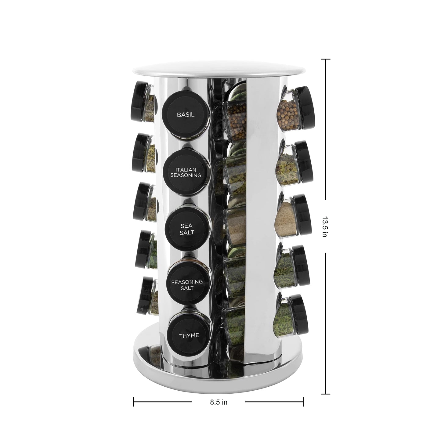 Kamenstein 20 Jar Revolving Countertop Spice Rack