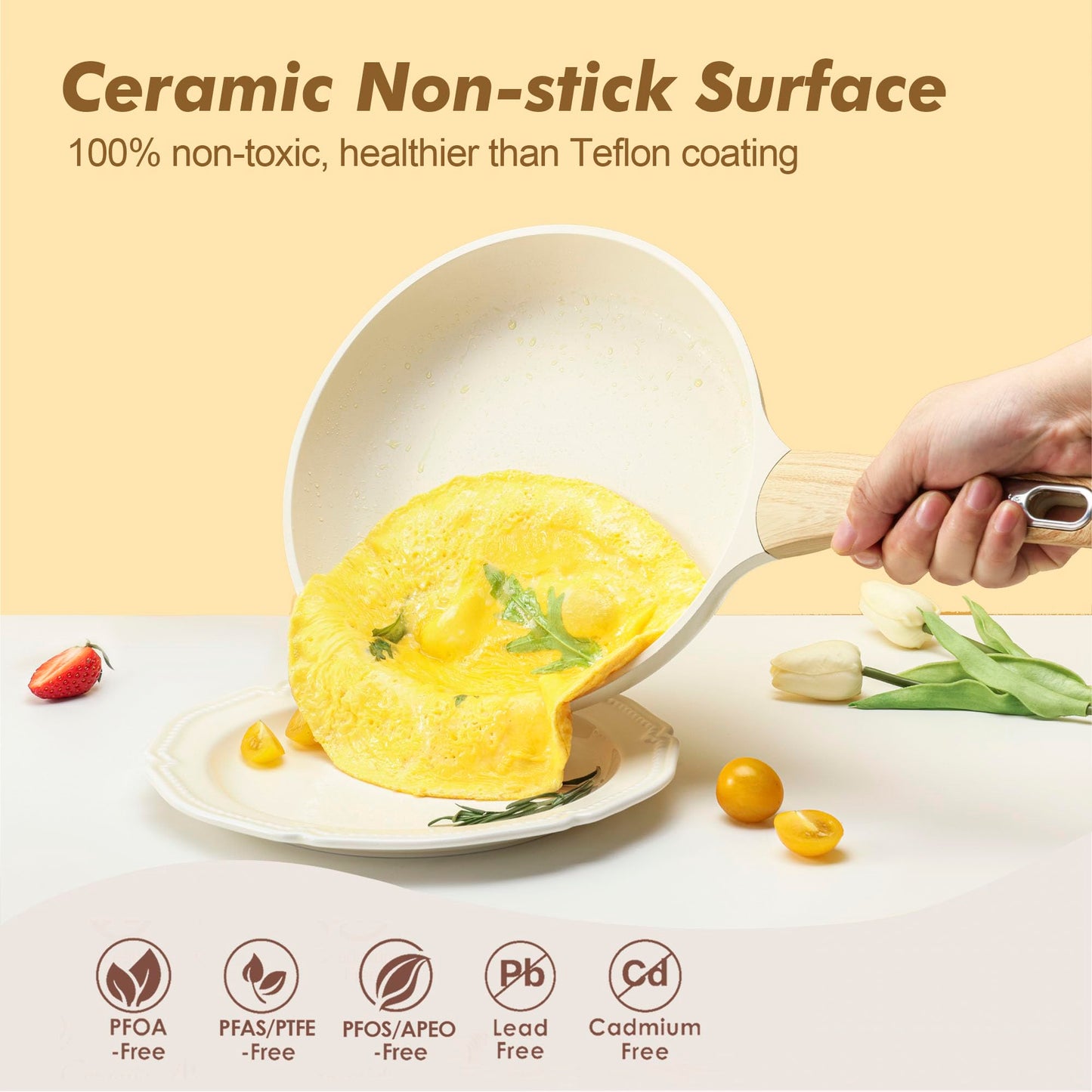SENSARTE Ceramic Cookware for Healthy, Joyful Cooking