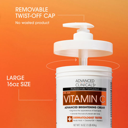 Advanced Clinicals Retinol Body Lotion + Brightening Vitamin C Lotion