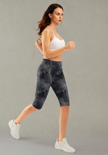 Santiny Knee-Length Capri Leggings