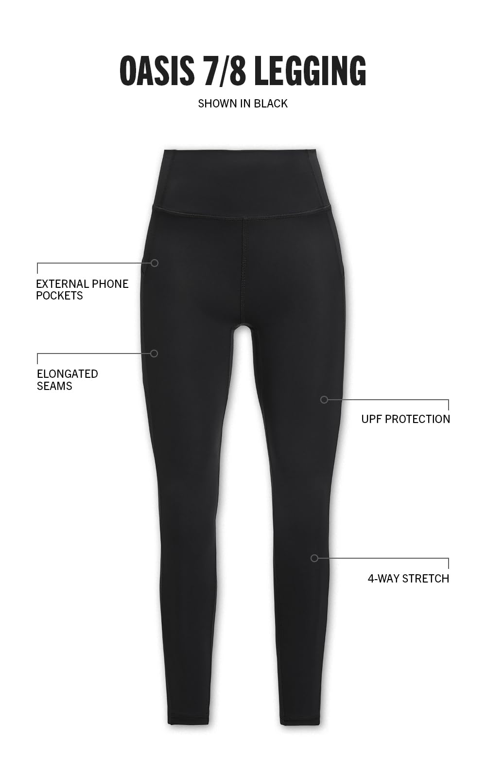 Fabletics Women's Oasis PureLuxe High-Waisted Legging for Comfort That Moves With You