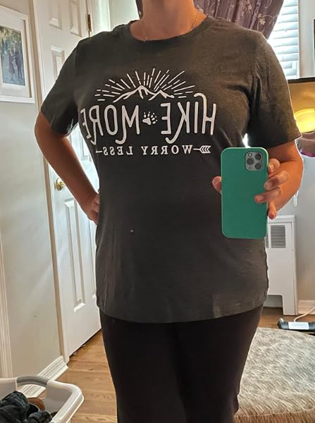 Women Hike More Worry Less Hiking Athletic Shirts