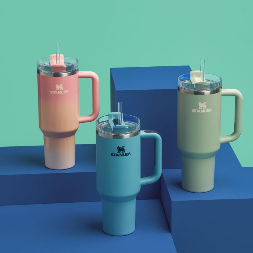 STANLEY Quencher H2.0 Tumbler with Handle and Straw 40 oz | Flowstate