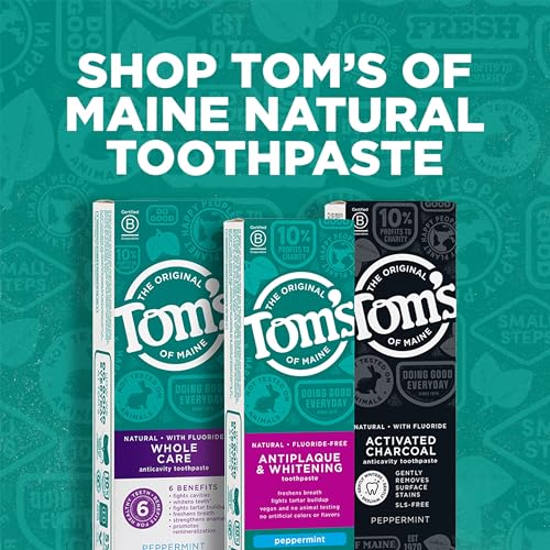 Tom’s of Maine Fluoride-Free Antiplaque & Whitening Toothpaste