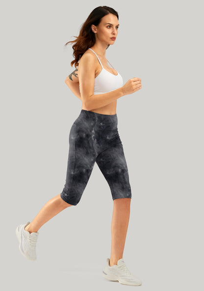 Santiny Knee-Length Capri Leggings