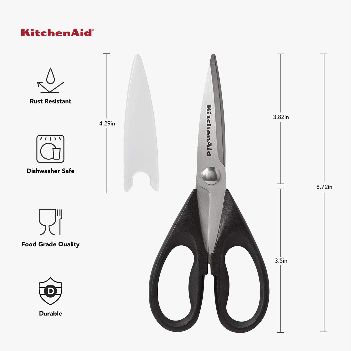 Kitchen Shears with Protective Sheath