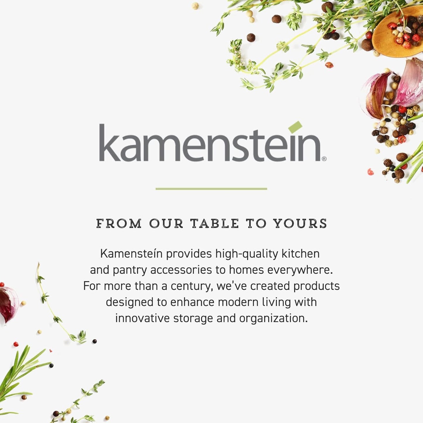 Kamenstein 20 Jar Revolving Countertop Spice Rack