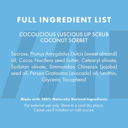 Coconut Sorbet Lip Scrub