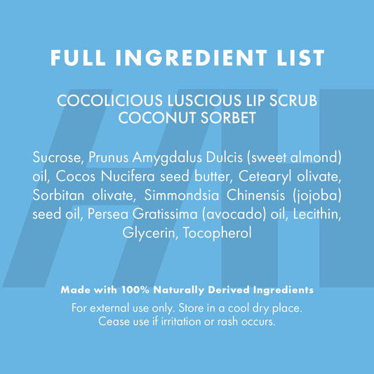 Coconut Sorbet Lip Scrub