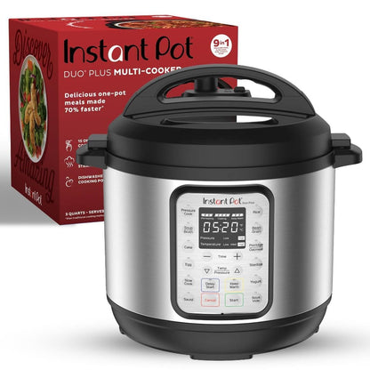 Instant Pot Duo Plus 9-in-1 Multicooker for Effortless, Healthy Meals, 6 Qt