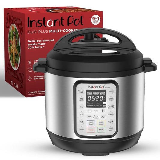 Instant Pot Duo Plus 9-in-1 Multicooker for Effortless, Healthy Meals, 6 Qt