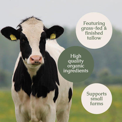 Hearth & Homestead Whipped Tallow Balm (Unscented, Herb-Infused)