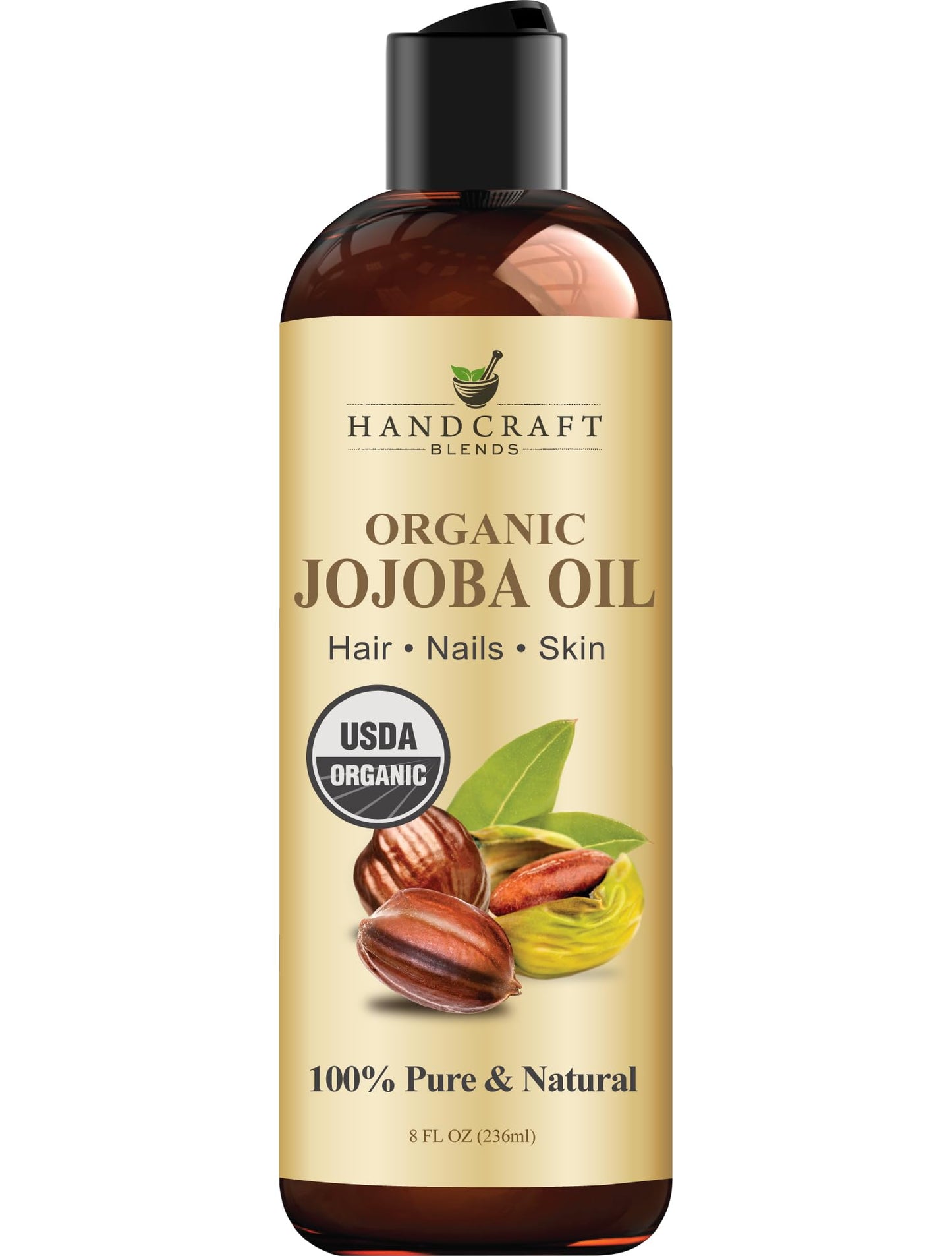 Organic Jojoba Oil for Radiant Skin & Silky Hair