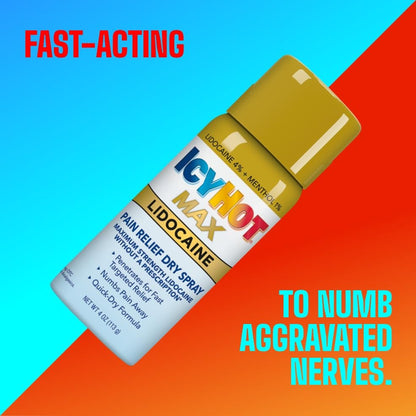 Icy Hot Max Strength Lidocaine Spray