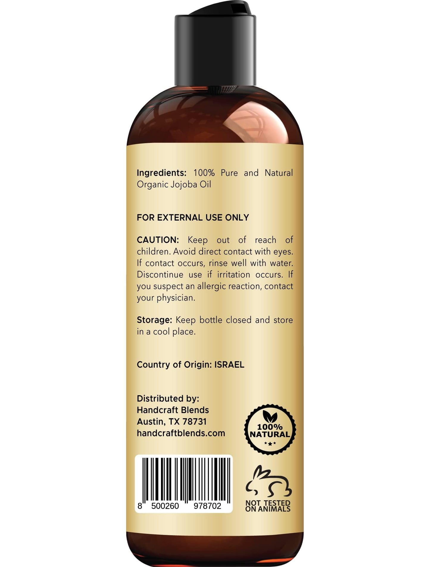 Organic Jojoba Oil for Radiant Skin & Silky Hair