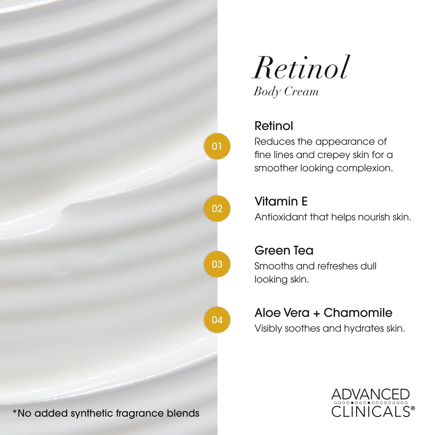 Advanced Clinicals Retinol Body Lotion + Brightening Vitamin C Lotion