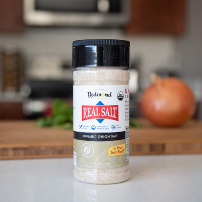 Redmond Real Sea Salt - Natural Unrefined Organic Gluten Free, Bundle (Onion, Season, Garlic)