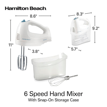 Hamilton Beach 6-Speed Electric Hand Mixer with Whisk