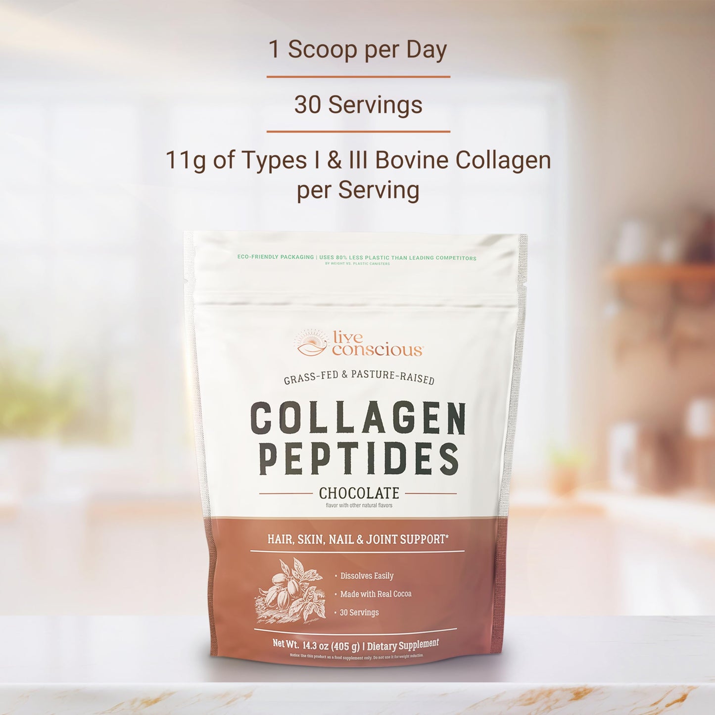 Chocolate Collagen Peptides for a Nourished Glow from the Inside Out
