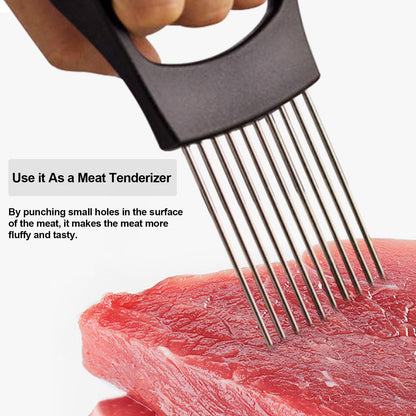 Precision Onion & Vegetable Slicing Holder