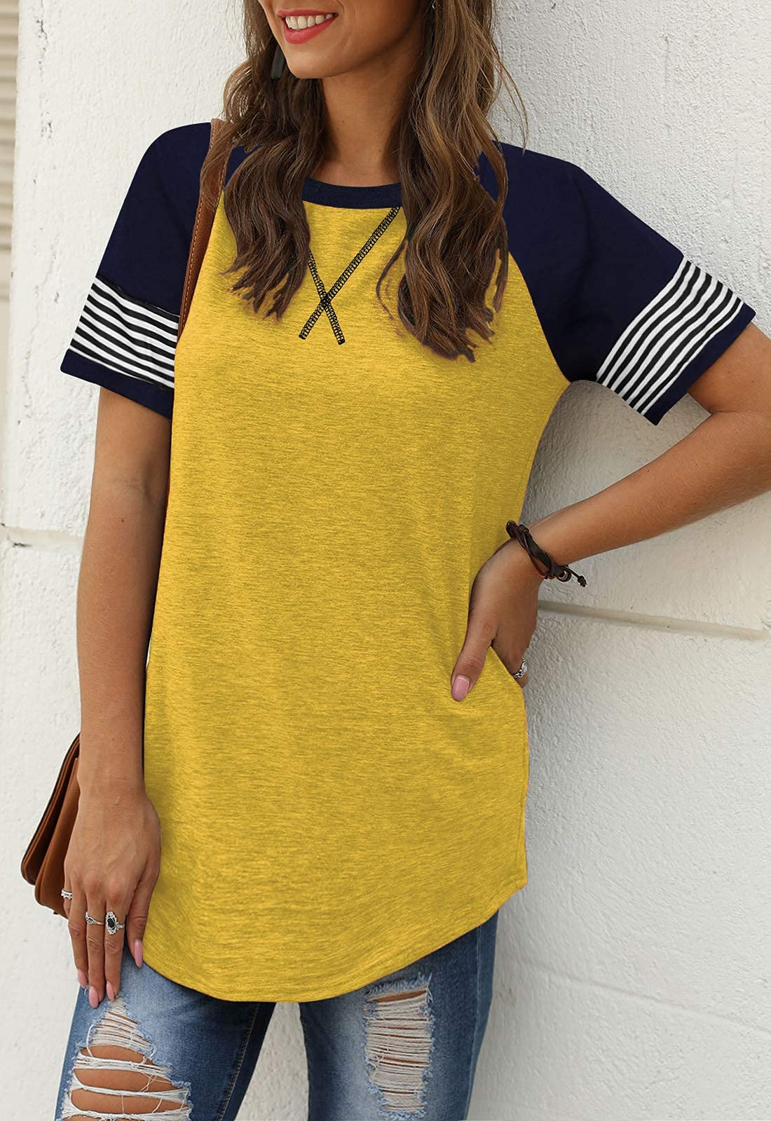 Adibosy Summer Casual Short-Sleeve Tunic