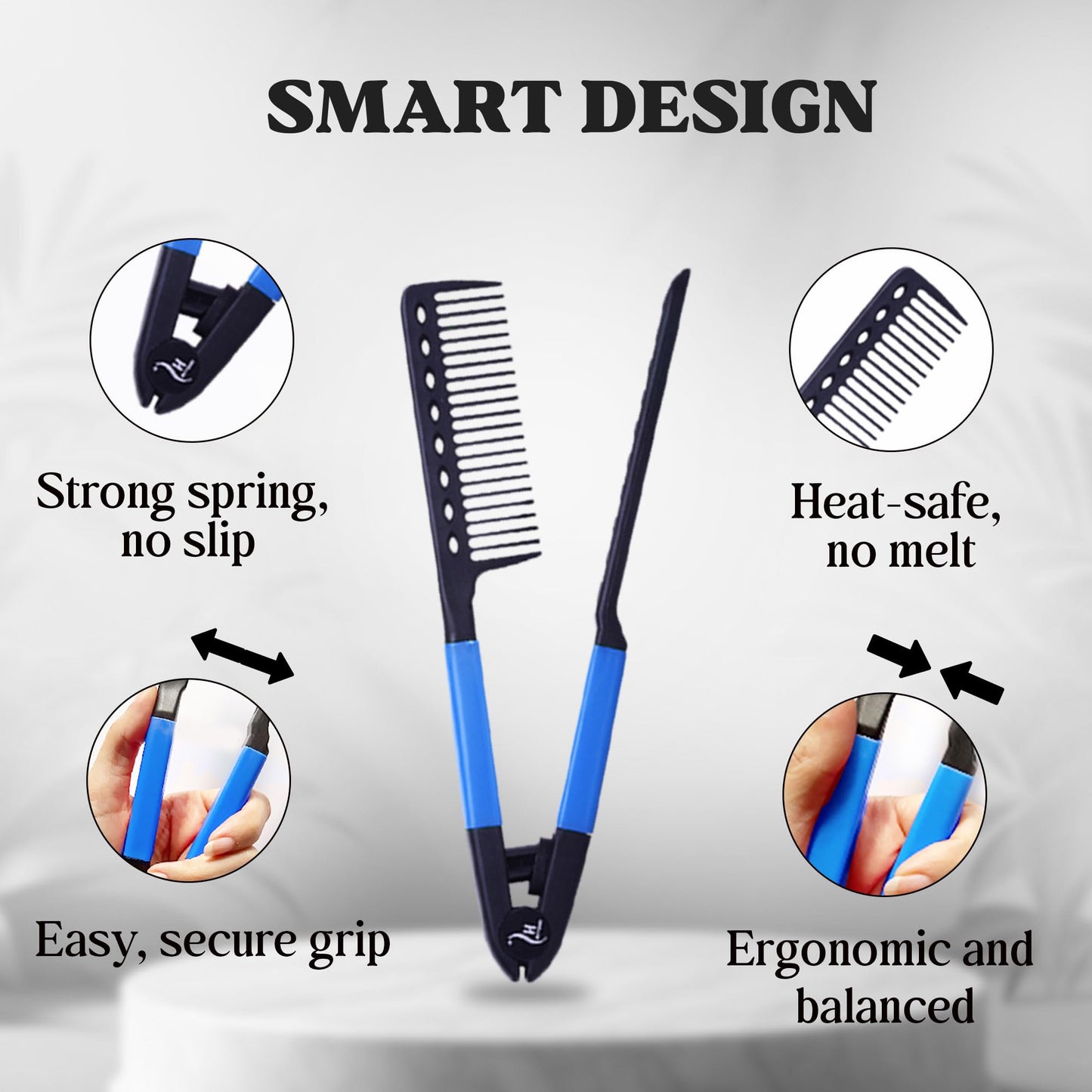 Herstyler Hair Straightening Comb
