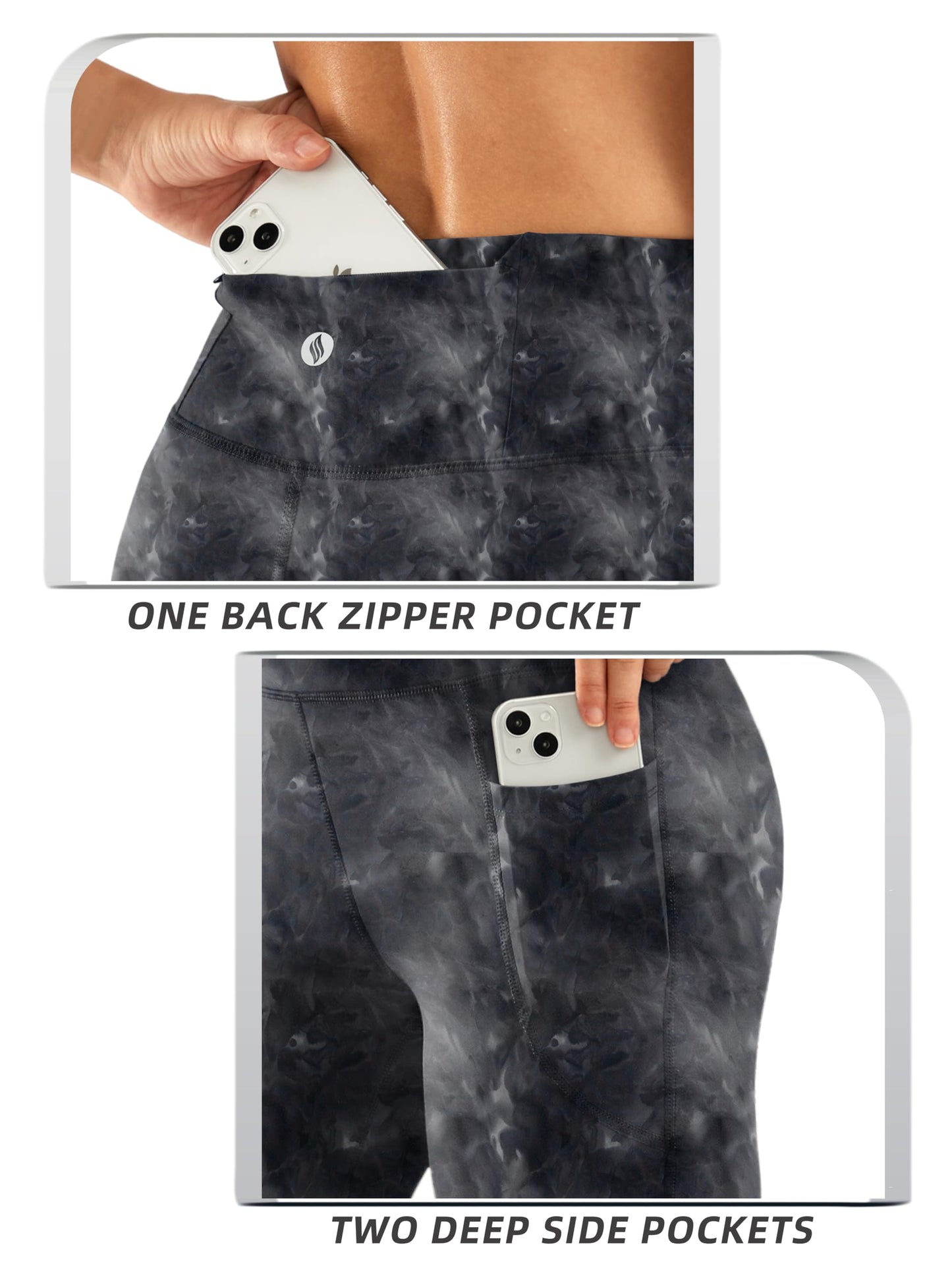 Santiny Knee-Length Capri Leggings