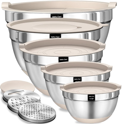 Umite Chef Mixing Bowls Set (6–8 Pieces)