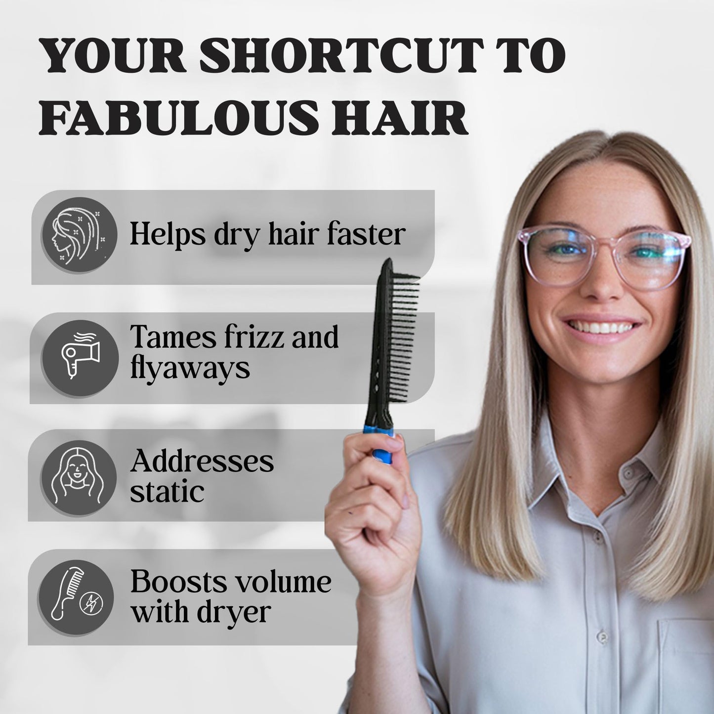 Herstyler Hair Straightening Comb