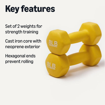 Neoprene Dumbbells for Strength, Balance & Confidence