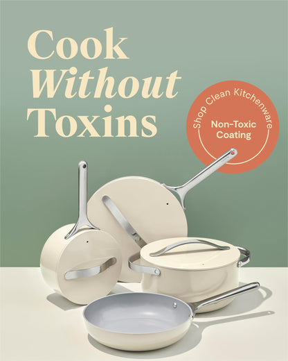 Caraway 12-Piece Non-Toxic Ceramic Cookware Set