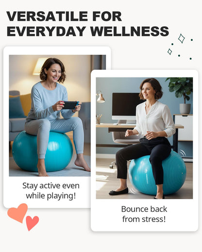 Trideer Yoga Ball Exercise Ball