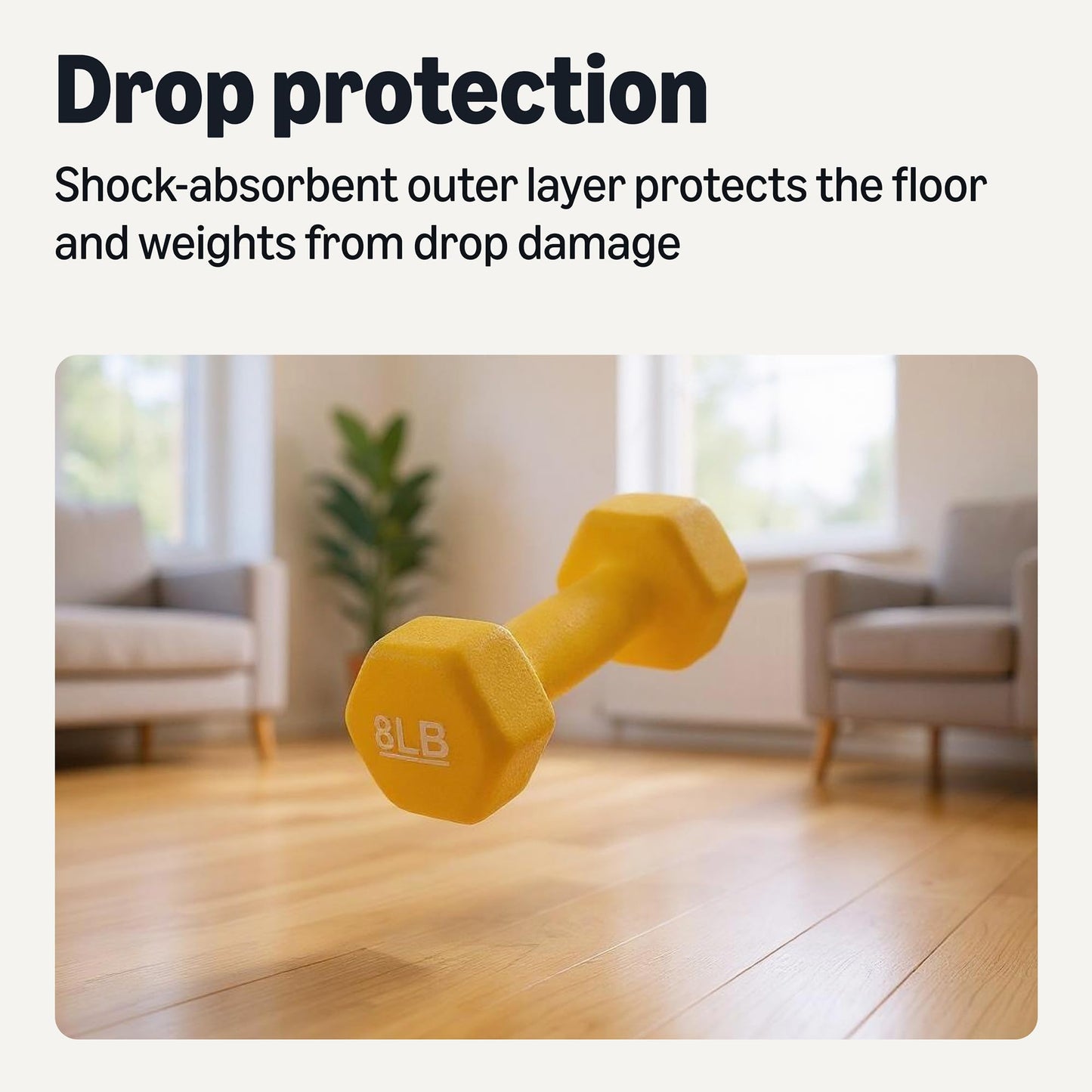 Neoprene Dumbbells for Strength, Balance & Confidence