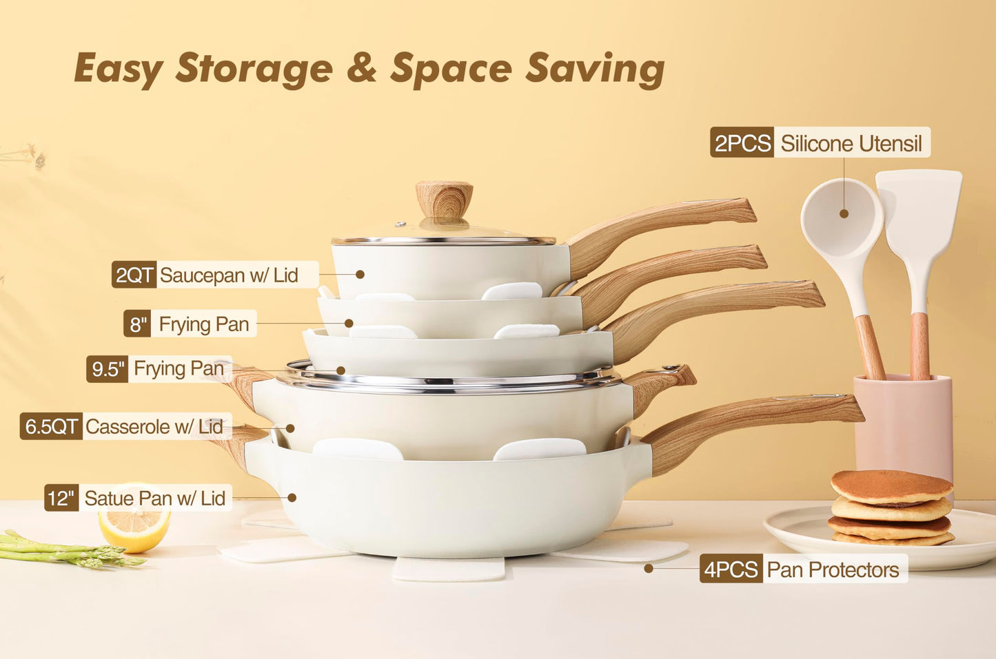 SENSARTE Ceramic Cookware for Healthy, Joyful Cooking