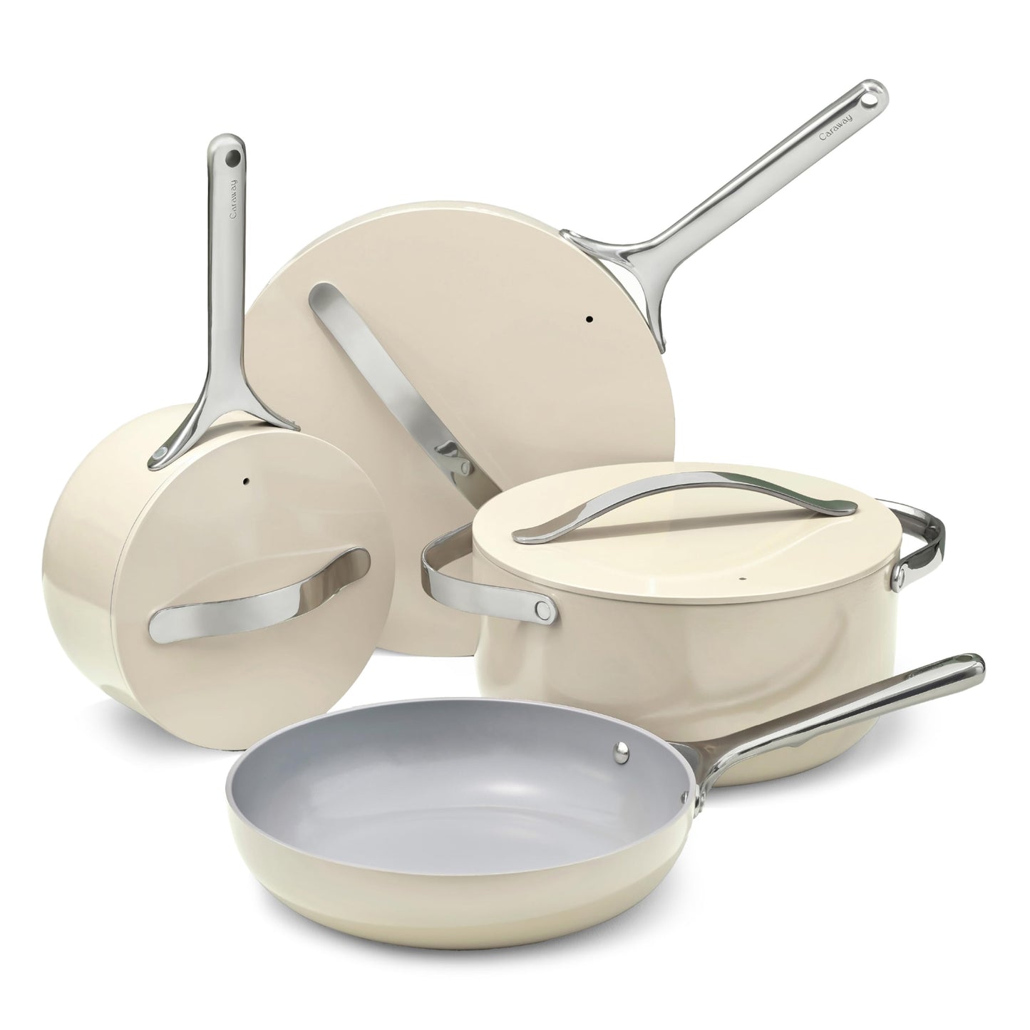 Caraway 12-Piece Non-Toxic Ceramic Cookware Set