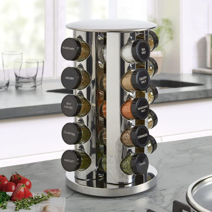 Kamenstein 20 Jar Revolving Countertop Spice Rack