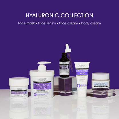 Advanced Clinicals Hyaluronic Acid Moisturizer Body Cream