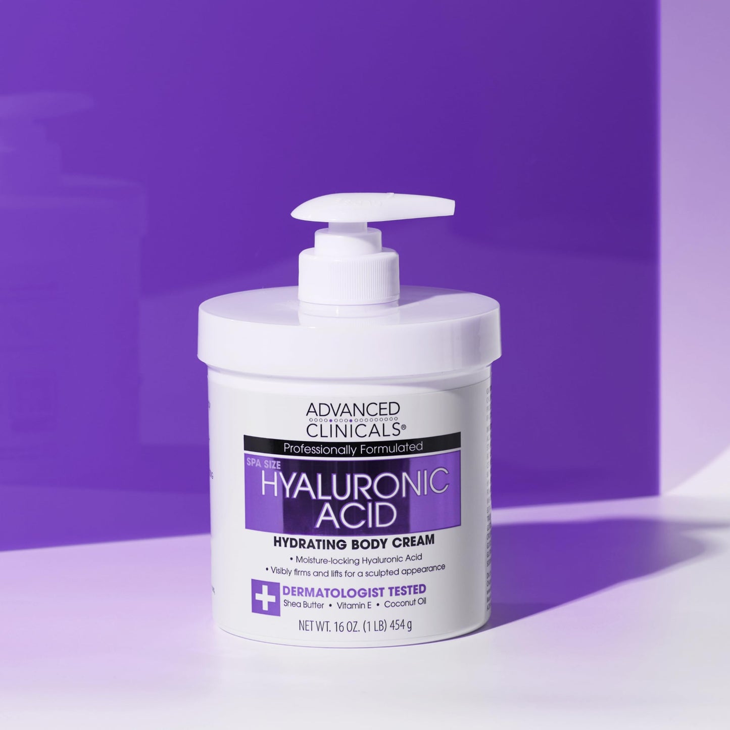 Advanced Clinicals Hyaluronic Acid Moisturizer Body Cream