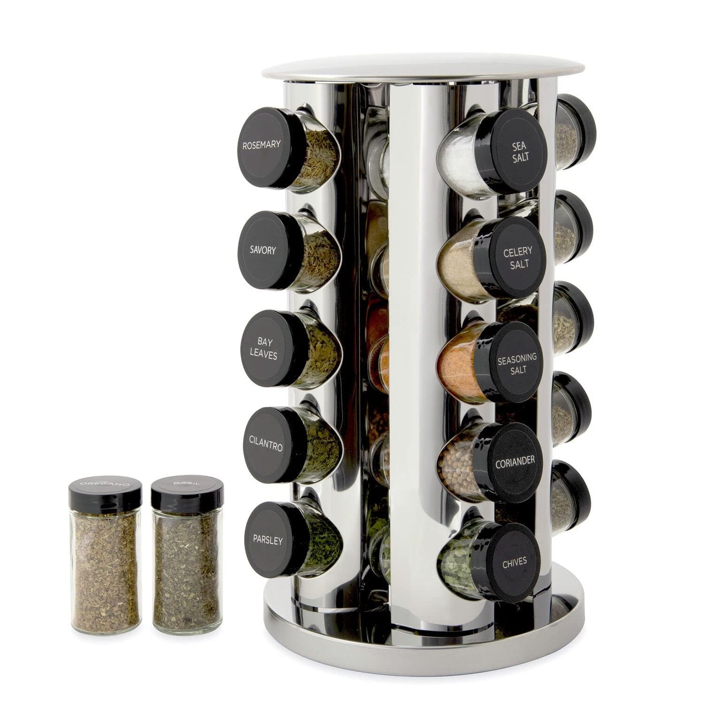 Kamenstein 20 Jar Revolving Countertop Spice Rack