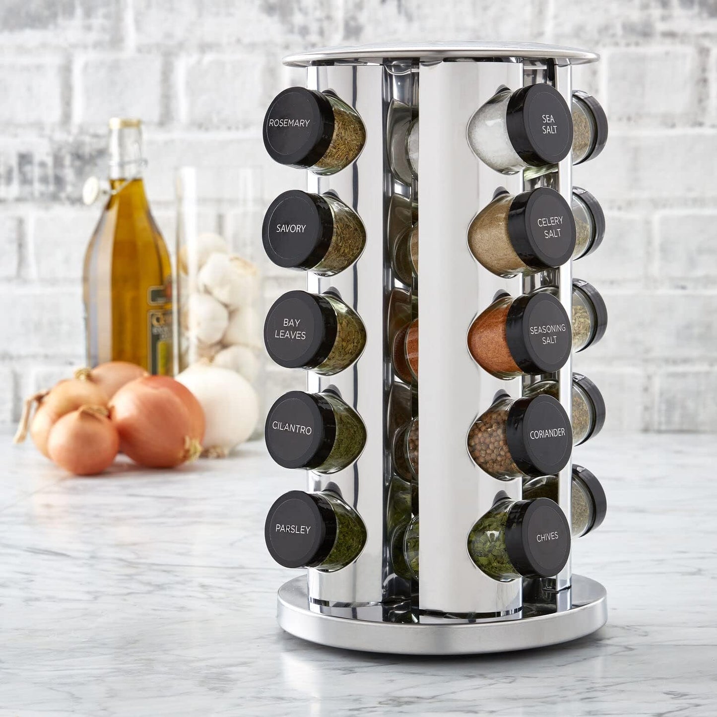 Kamenstein 20 Jar Revolving Countertop Spice Rack
