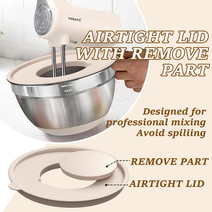 Umite Chef Mixing Bowls Set (6–8 Pieces)