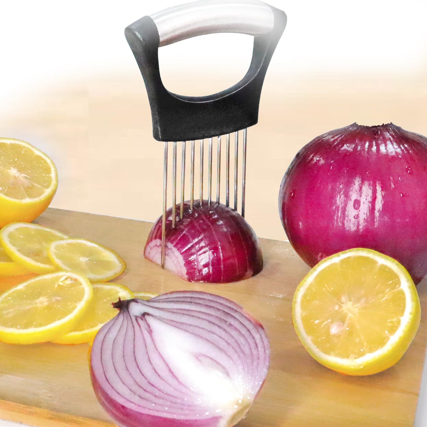 Precision Onion & Vegetable Slicing Holder