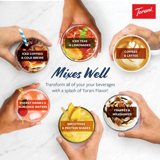 Torani Puremade Zero Sugar Syrup, Caramel