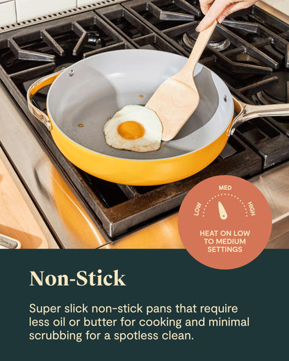 Caraway 12-Piece Non-Toxic Ceramic Cookware Set