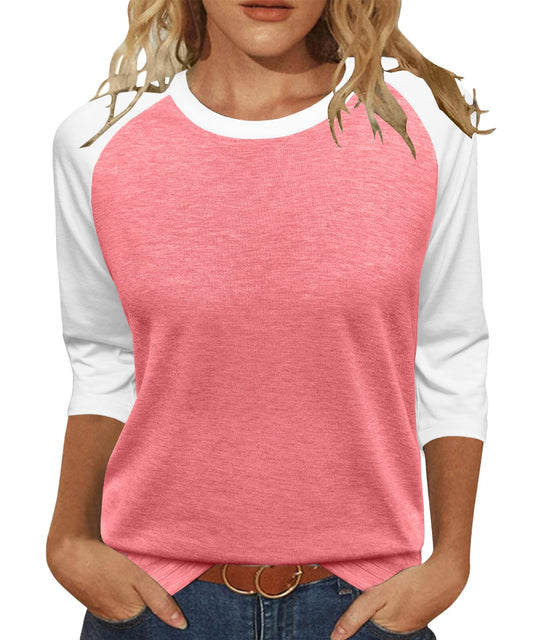 Heymiss Tops for Women Dressy Casual 3/4 Sleeve Tunic