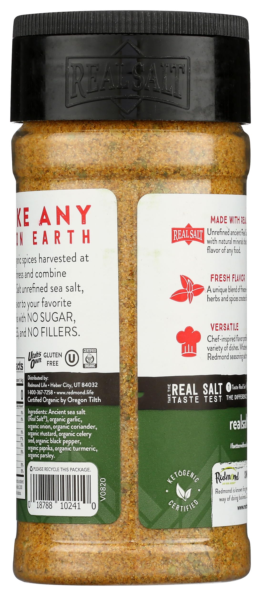 Redmond - Real Salt Seasoning, Natural Unrefined Gluten Free