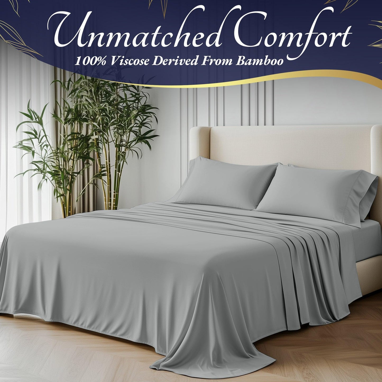 DECOLURE 100% Viscose Derived from Bamboo Sheets