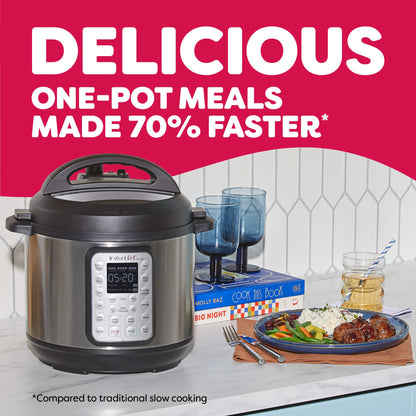 Instant Pot Duo Plus 9-in-1 Multicooker for Effortless, Healthy Meals, 6 Qt